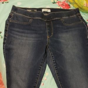 Sonoma skinny pull on stretch jeans